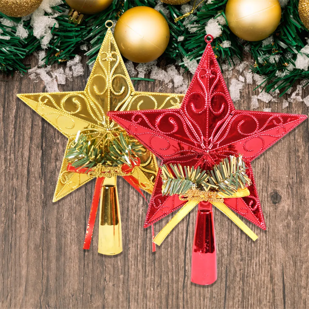 Рождественская звезда декорация пентаграмма Елка Топ подвеска Estrella Arbol Navidad Kerst