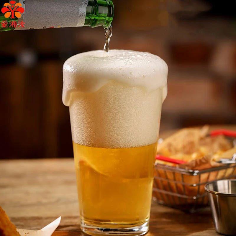 Aixiangru Wheat Beer Glass,American Wide Mouth Pint Glass,Juice Water Cups,Cocktail Wineglass,Bar Supplies 120ml,200ml,470ml