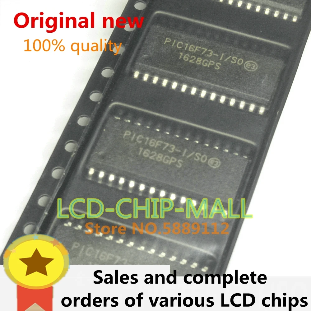 

1PCS PIC16F73-I/SO PIC16F73 PIC1673 SOP28 in stock 100%good