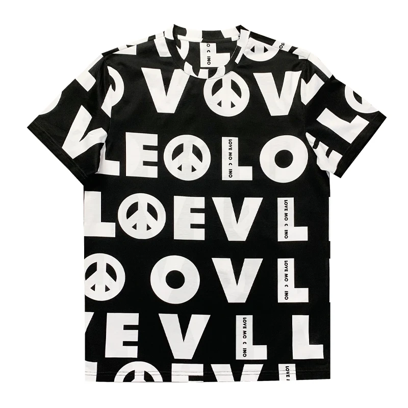 2020 Summer Eden New For Men's T Shirt Pattern Printing Digital Mercerized Comfortable Material Brand Park Round Short Sleeve | Мужская