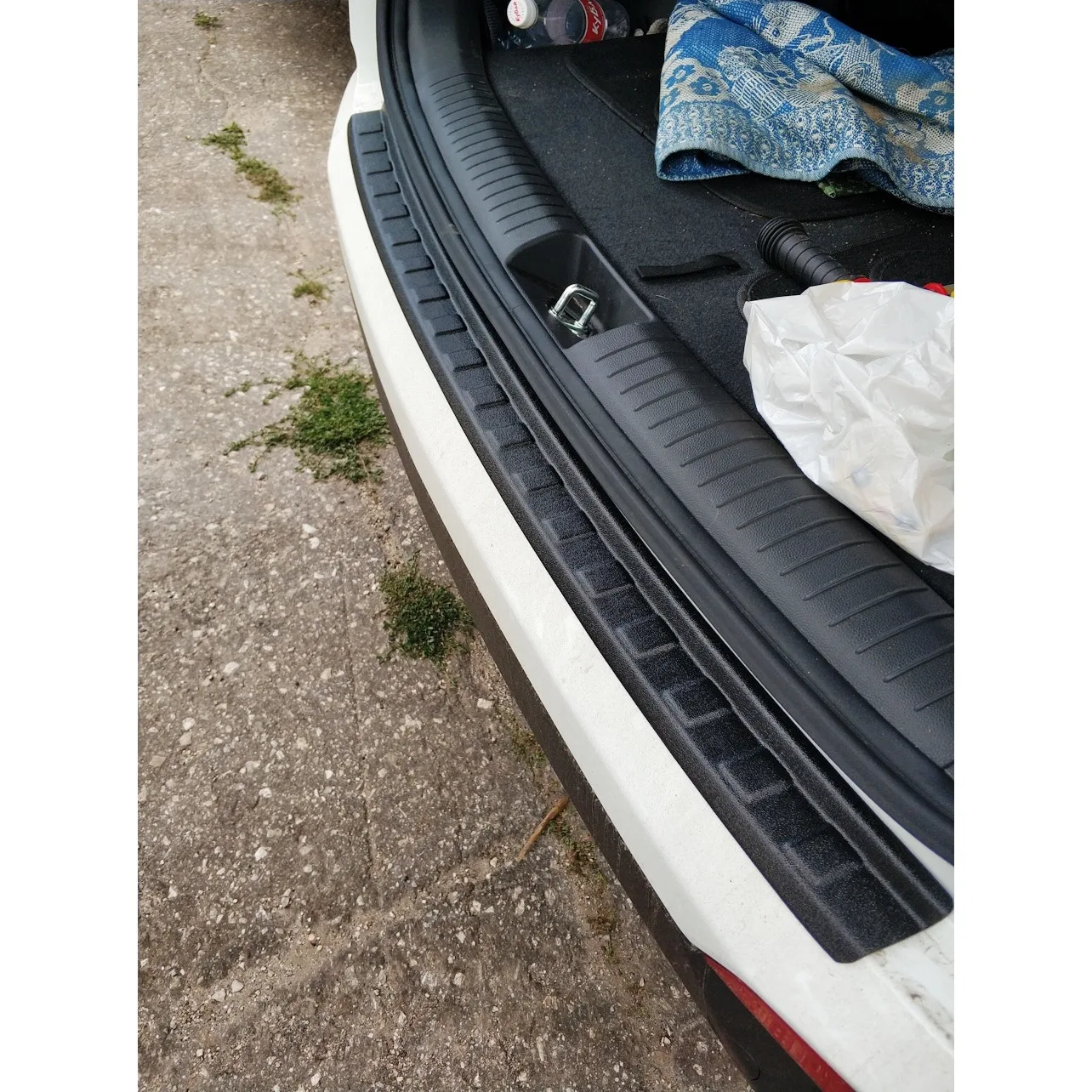 Накладка на задний бампер Хендай Creta-> ix25 защита бампера, стайлинг, наклейка на бампер
