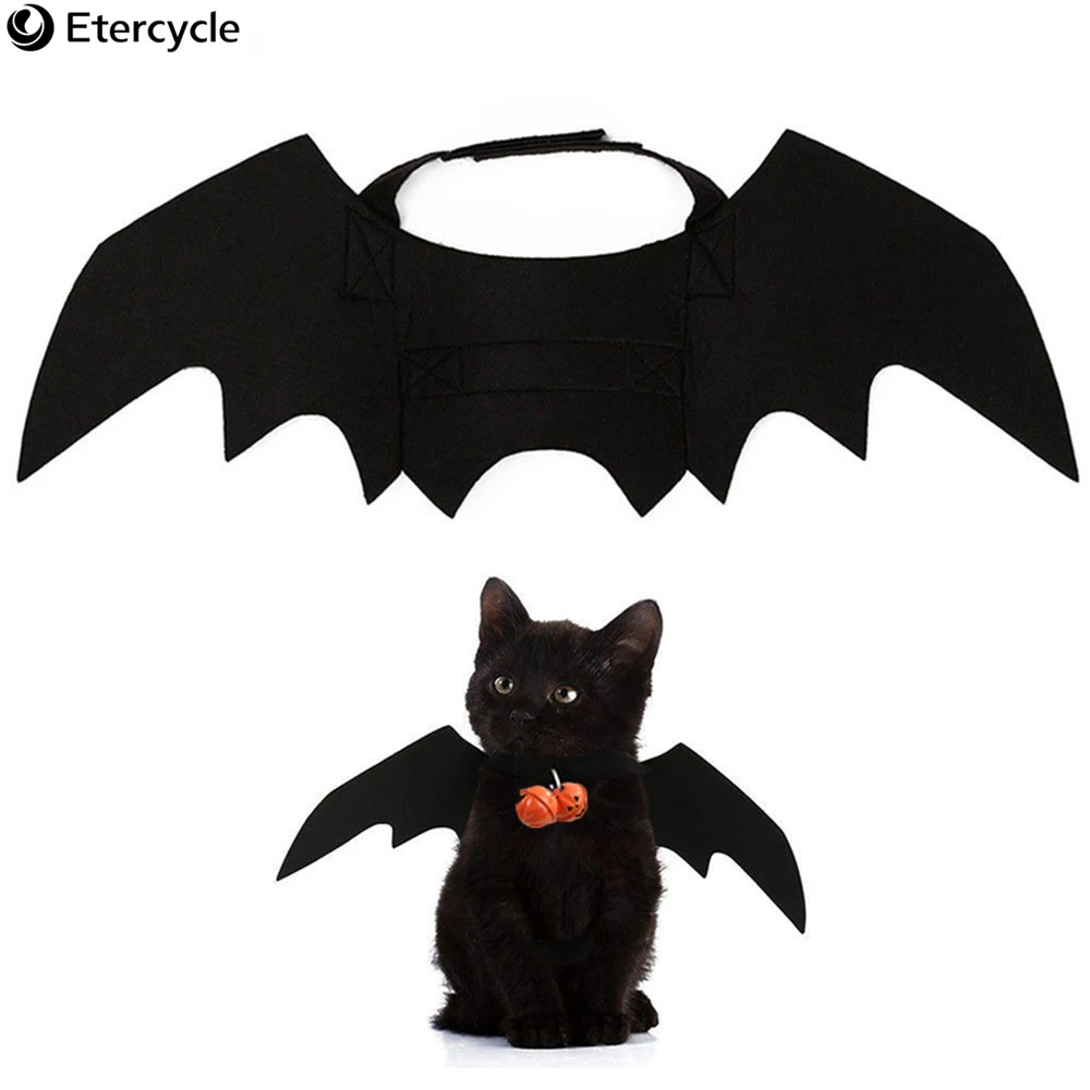 

Cute Halloween Cat Costume Small Pet Cat Bat Wings Halloween Cat Wings Hallowen Cat Accessories 2019 Halloween Decorations