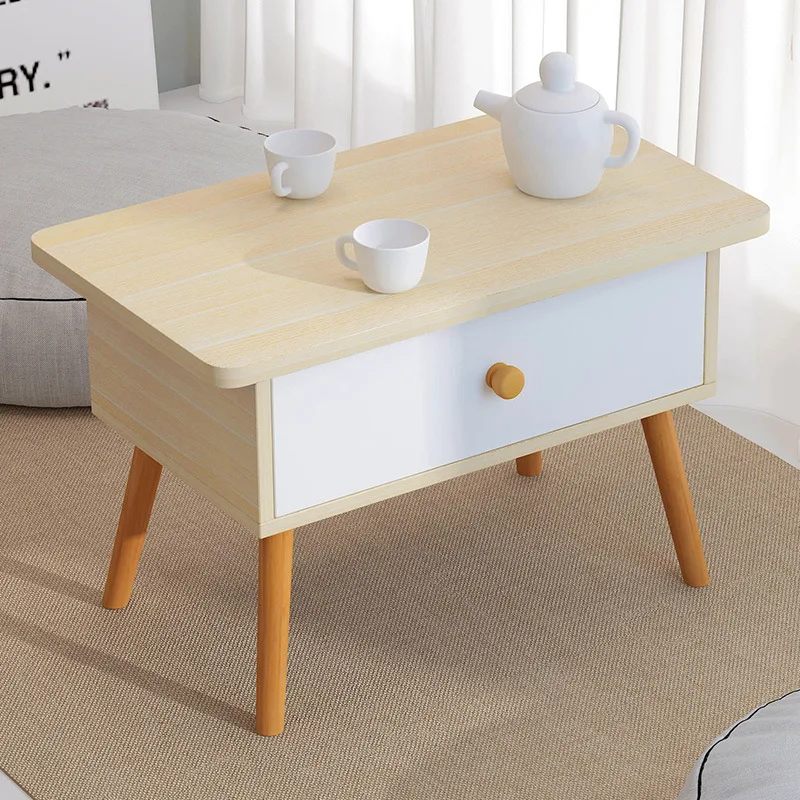 

Northern European-Style Bay Window Teapoy Table Simple Living Room Small Apartment Side Table Mini Modern Simplicity Square Tabl