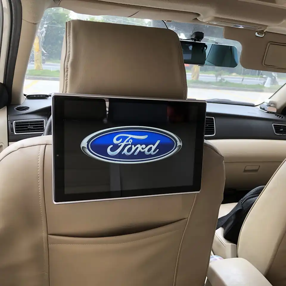Araba Televizyon Dvd Oynatici Destek Wifi Android 10 0 Os Kafalik Monitor Ile Ford Odak Arka Eglence Sistemi Tv Ekrani Car Monitors Aliexpress