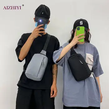 

Men Women Waist Belt Purse Bags Sport Shoulder Messenger Oxford Chest Packs for Outdoor Shopping Traveling Decoration