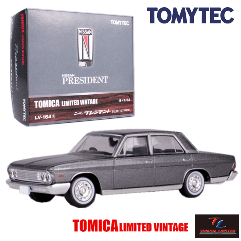 Tomytec tomica limited Винтаж neo lv 164 nissan president литье под давлением миниатюрный 1971 стиль