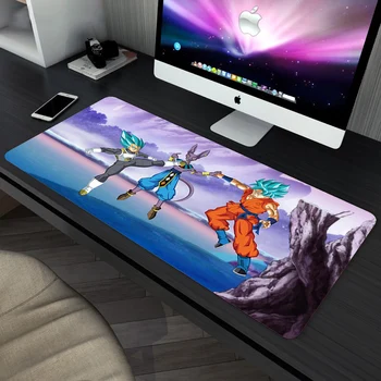 

Large size 90x40cm office mouse pad, animen game mouse pad laptop keyboard pad Super Saiyan design