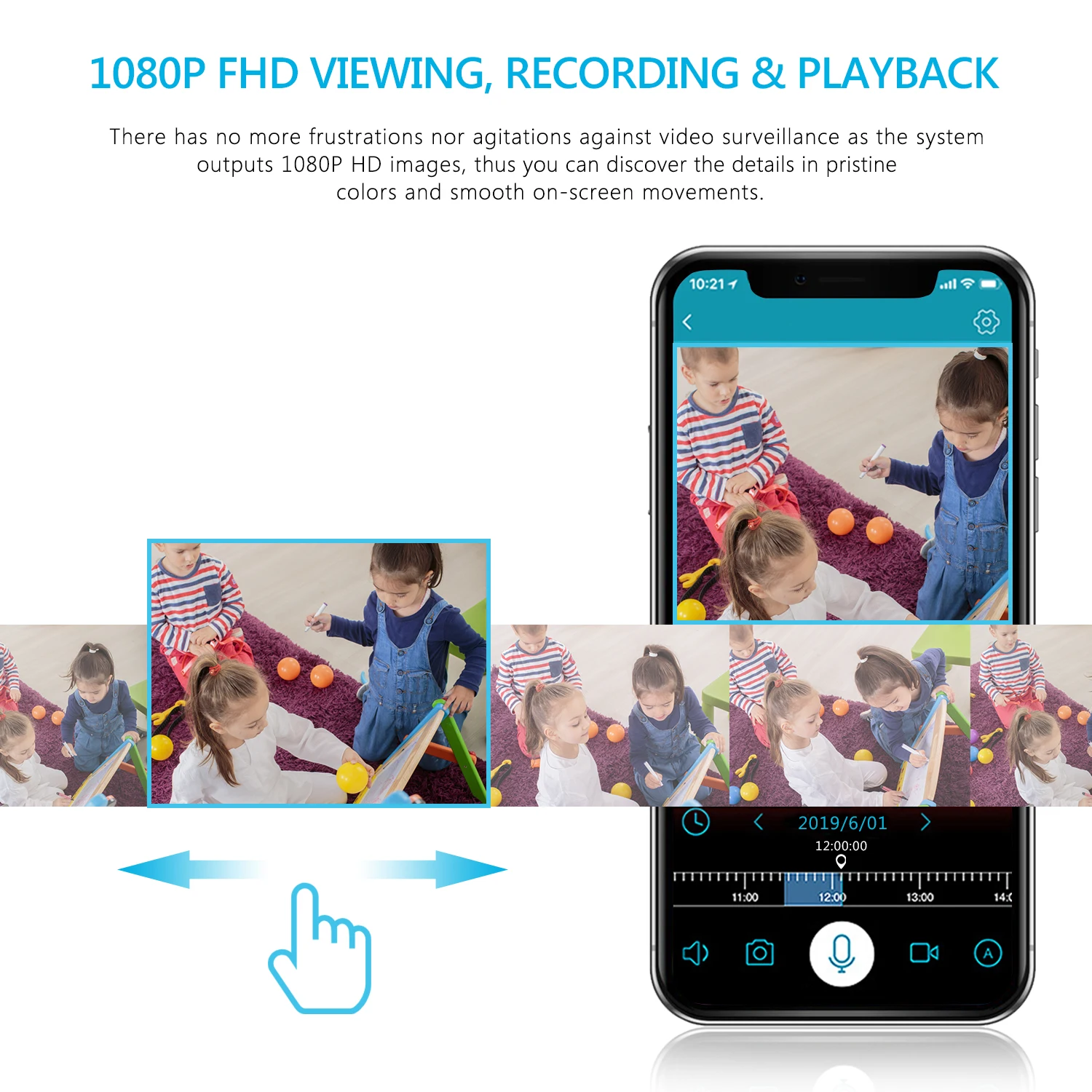 ANNKE 8CH FHD Wi-Fi беспроводная NVR CCTV система 1080P IP камера wifi уличная Водонепроницаемая CCTV камера безопасности комплект видеонаблюдения