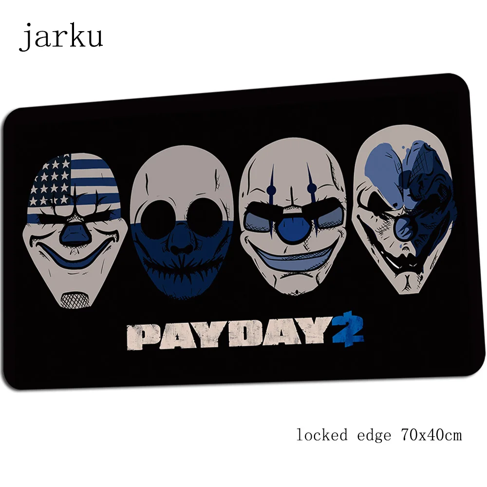 Payday mouse pad 700x400x2mm gaming mousepad best gamer mouse mat pad Christmas gifts keyboard computer mouse play mats - Цвет: Size 700x400x2mm