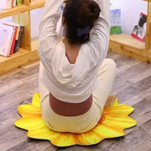 Современный ковер, нескользящий коврик с зелеными листьями в форме цветка, напольный коврик для дома