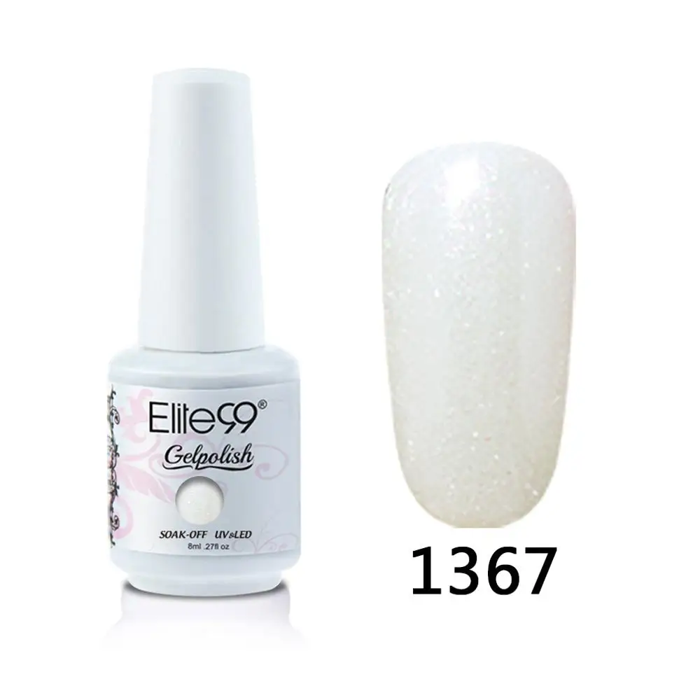 Elite99 8 мл Гель-лак для ногтей Vernis Полупостоянный лак для ногтей УФ-гель лак для ногтей эмаль для маникюра Лак для ногтей - Цвет: 1367