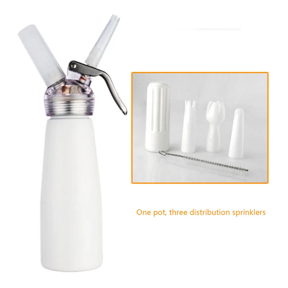 

Supreme Quality 500ML Aluminum Cream Dispenser, Cream Whipper With Decorating Nozzles Dropper Dessert Mini Dessert Cups