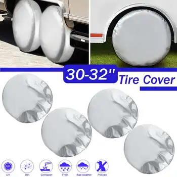 

4pcs/2pcs Wheel Tire Covers Case 210D Oxford cloth Tyre Tire Storage Bag For Car Van Caravan Truck