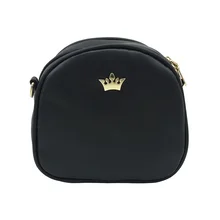 Модная женская сумка-мессенджер, сумка через плечо из искусственной кожи, Женская мини-Сумочка через плечо, женские вечерние сумки с короной