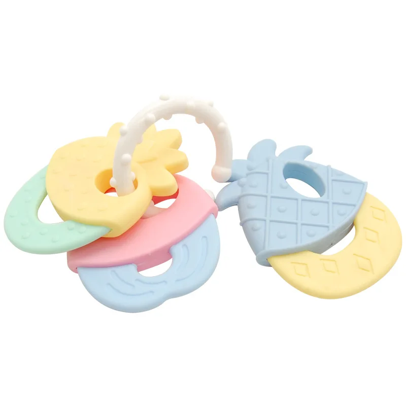 

Cute Baby Toys Newborn Teether Hand Bells Baby Toys 0-12 Months Teething Development Infant Early Educational Baby Rattles Toys