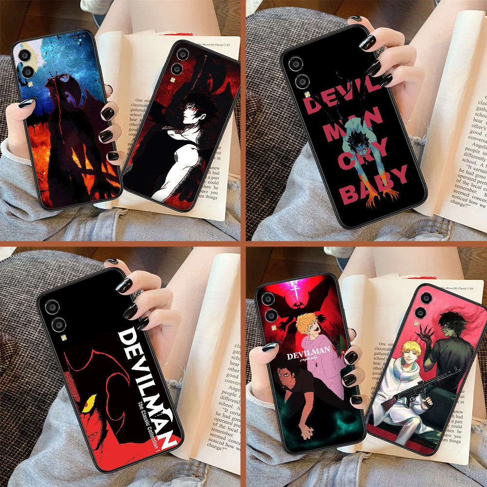 Чехол для телефона Devilman Crybaby Fudou Akira Ryo аниме Huawei Honor 6A 7A 7C 8 8A 8X 9 9X 10 10i 20 Lite Pro Play black Prime