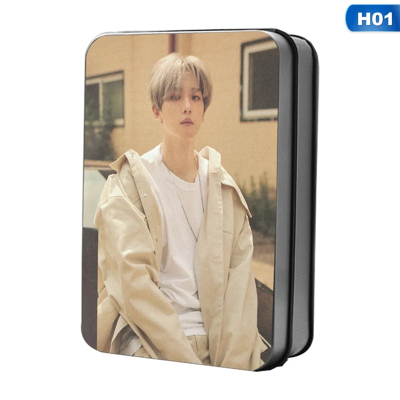 40pcs 40 шт./компл. альбом KPOP EXO самодельная бумага Lomo карты фото плакат в виде карты HD фотостудии игрушек, для подарка, для фанатов - Цвет: 40pcs
