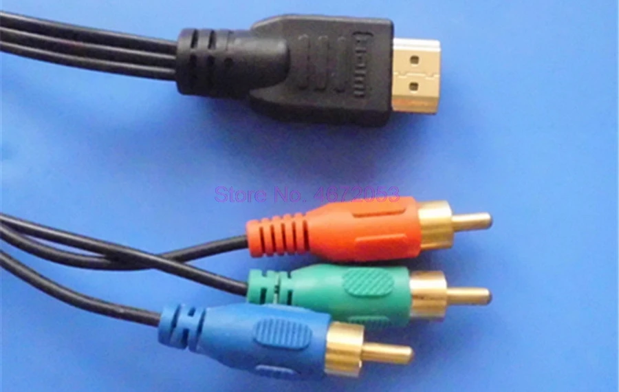100 шт. 1080p HDMI папа на 3 RCA кабель Видео Аудио VGA AV адаптер шнура конвертера для