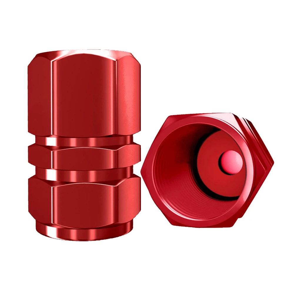 Accessoire Pneu,Bouchons De Tige De Valve De Pneu Antivol, 4 Pièces