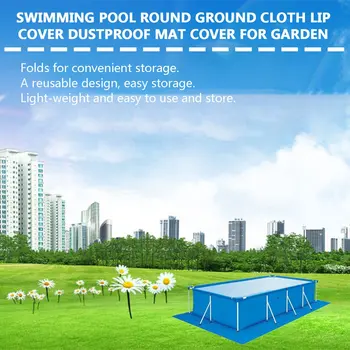 

Swimming Pool Cover Spa Rainproof Large Rectangular Floor Cloth Dust Covers for Outdoor Garden Pool Gym Cover Accessories