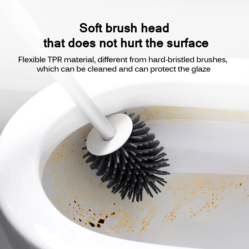 Резиновый держатель для туалетной щетки из ТПР настенная щетка уборки туалета