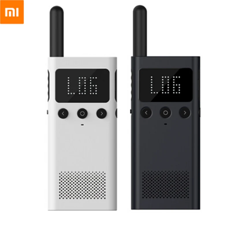 

Original Xiaomi Mi Smart Walkie Talkie 1S With Fm Radio Speaker Smart Phone App Control Location Share For Outdoor