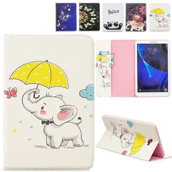 

Case For Samsung Tab A6 10.1 Cartoon Elephant Case For Samsung Galaxy Tab A6 A 6 2016 10.1 T585 T580 T580N Tablet Cover Cases