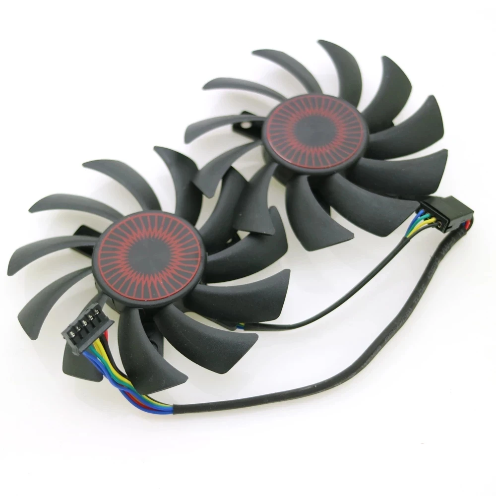 Вентилятор VGA T128010BH T128010SH постоянный ток 12 В 0 25 А 75 мм для ASUS GeForce GTX 1060 GTX1060-03G-SI