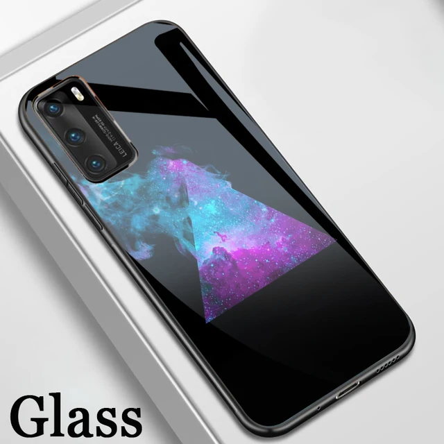 ciciber Luxury Vogue Cute Glass Case for Huawei P40 P30 P20 Honor 30 30S 20 10 Mate 40 30 20 P Smart 2020 2019 Lite Pro Funda W3429