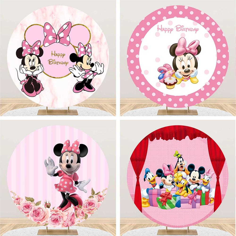 textura reunirse Polvo Fondo de Mickey y Minnie Mouse para fiesta de cumpleaños de bebé, telón de  fondo personalizable con nombre para fotografía de cumpleaños - AliExpress  Hogar y jardín