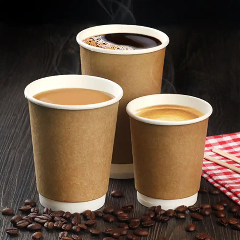 Download 10pcs 300ml 400ml Double Kraft Paper Cups Disposable Coffee Tea Milk Cup Drinking Accessories Party Supplies Accept Customize Gift Bags Wrapping Supplies Aliexpress