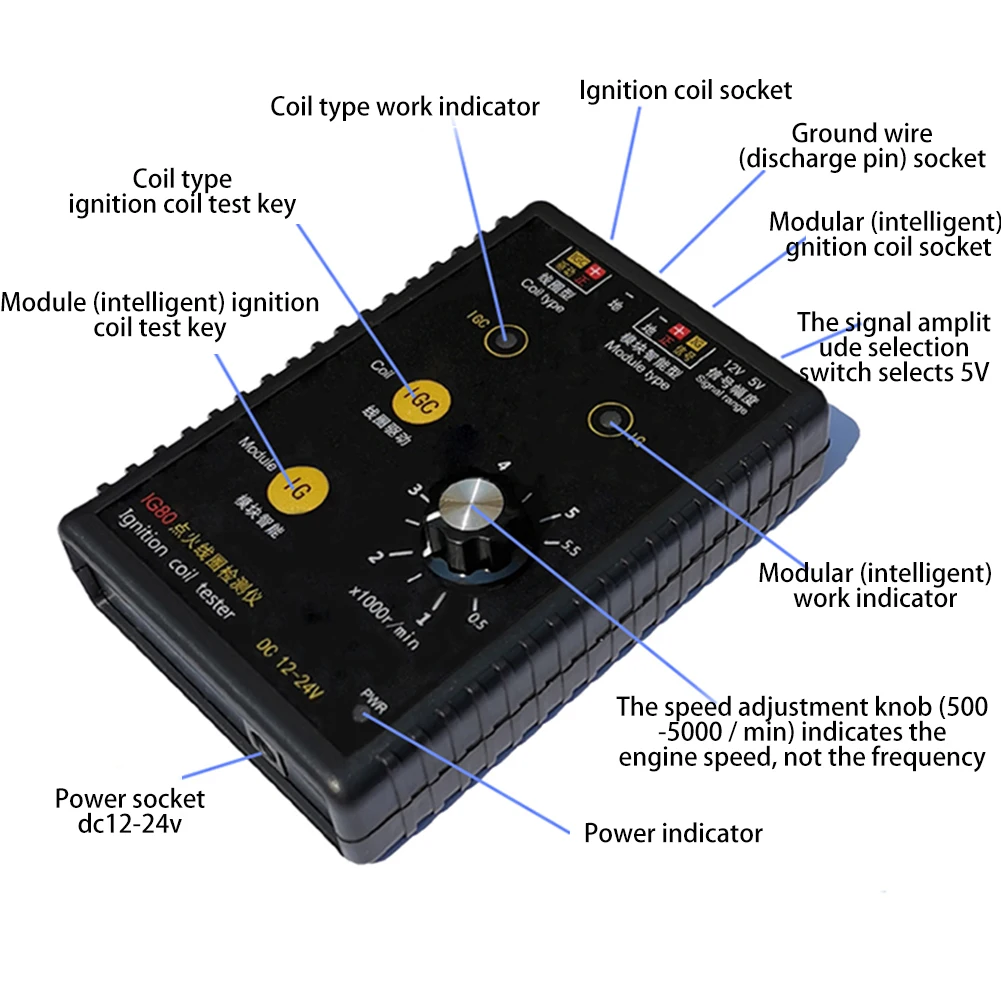 Ig80 Car Ignition Coil Detector Natural Gas Engine Ignition Coil