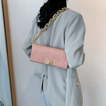 

New Chain PU Bags Party Hand Bags Phone Shoulder Bag 3 Colors PU Women Shoulder Bag For Autumn