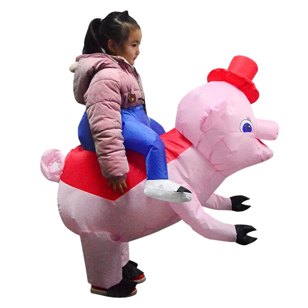 Piggy Inflatable Masquerade Jumpsuit Costume Christmas Party Fancy Dress