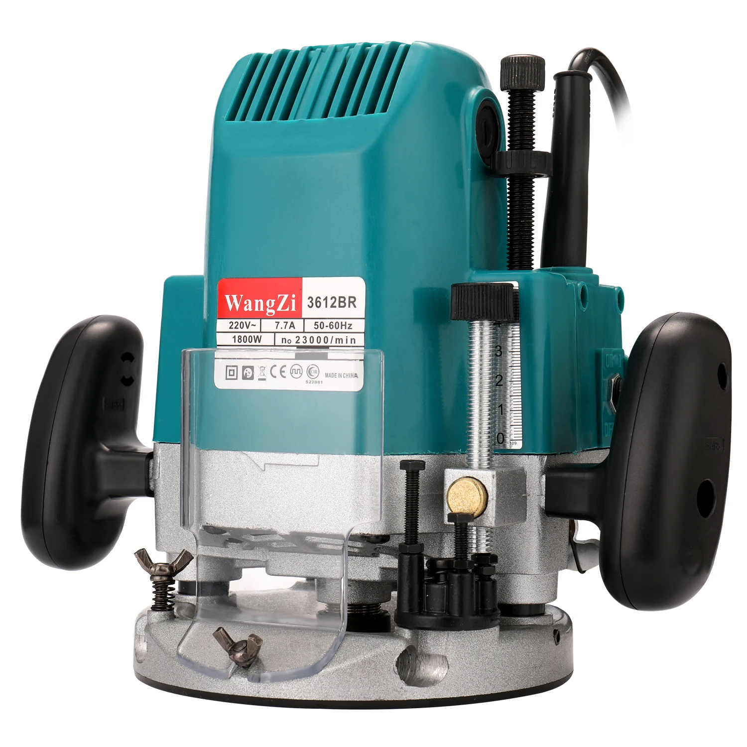 

1800W Electric Router Woodworking Router Trimmer Slot Machine Electric Engraving Device Woodworking Engraving Machine 3612BR EU