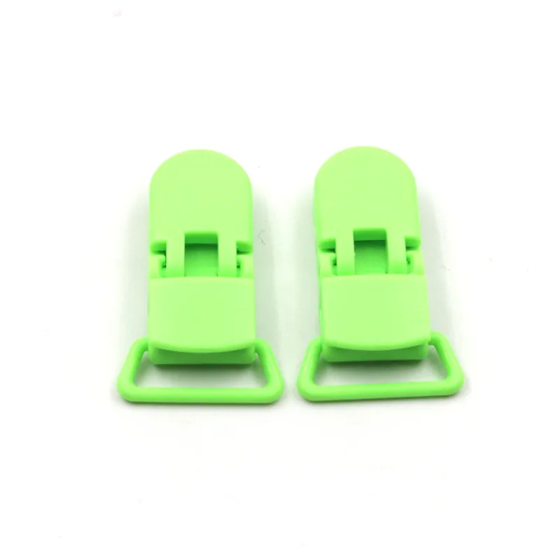 bright green 10 шт. Детская Соска с зажимом и цепью, пищевая Соска с зажимом, пустышка для новорожденных, пустышка с зажимом на цепочке, держатель с 20 клипсами - Цвет: bright green