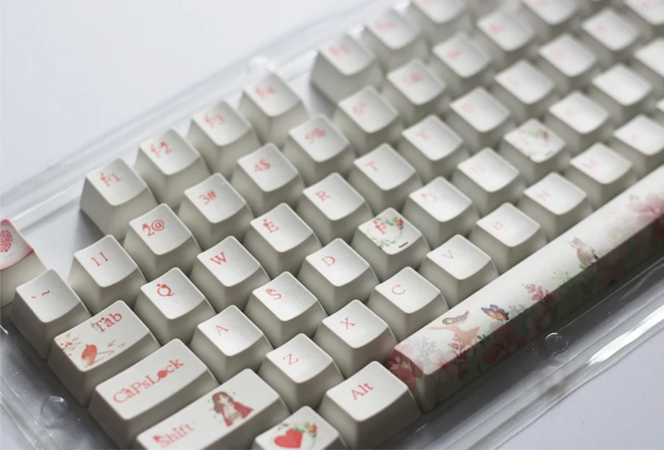 PBT сублимационные корейские колпачки для ключей с подсветкой 104 клавиш Cherry Mx переключатели колпачки для ключей съемник для механической клавиатуры