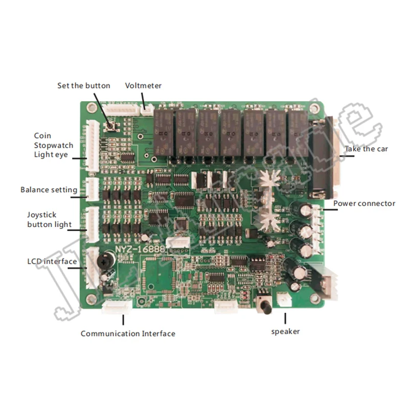 Аркадная игрушка кран игровой автомат DIY kit с 71 см козловой, коготь, материнская плата, монетоприемник, кнопка, источник питания, светодиодный джойстик