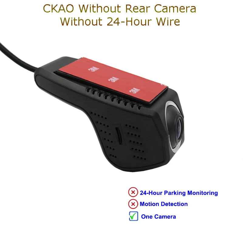 Jabriel Скрытая HD 1080P Автомобильный видеорегистратор 24 часа видео рекордер камера заднего вида для kia rio 3 4 Ceed Sportage Cerato SORENTO picanto - Название цвета: CKA One Camera