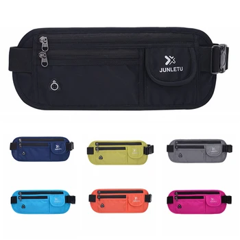 

Wholesale Multi-layer Pockets Waist Bag Travel Pocket Adjustable Belt Sports Bag