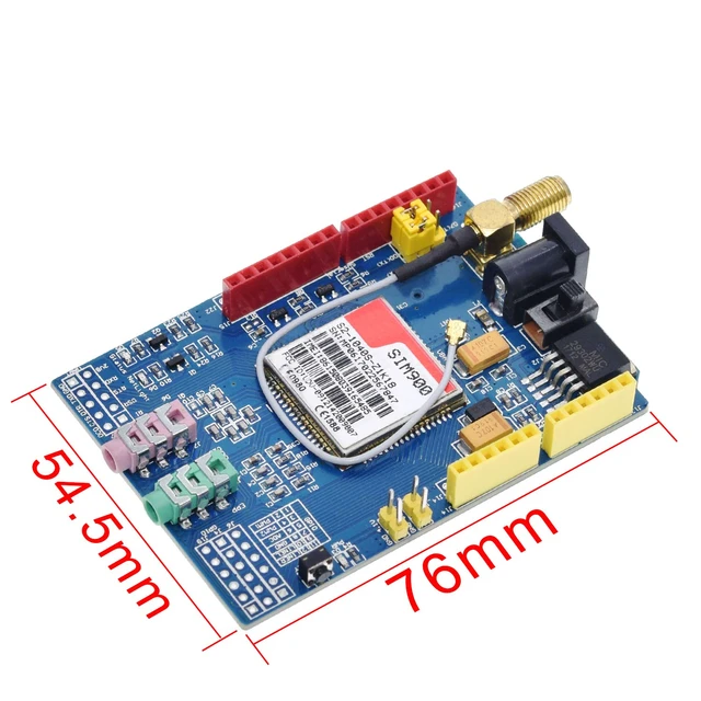 SIM900 850/900/1800/1900 MHz GPRS/GSM Development Board -GPRS Shield Arduino UNO - Image 4