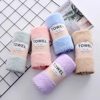 

High Density Coral Velvet Trim Towel Soft Absorbent Gift Household Universal Not Shed Does Not Fade