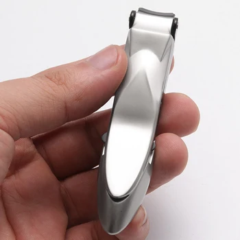 

Splash Proof Nail Clipper with Built-in Nail Debris Catcher Stainless Steel Nail Clippers for Fingernail Toenail HJL2019