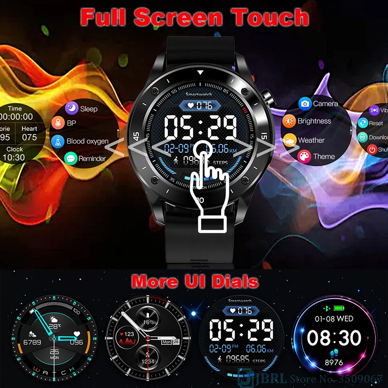 New Sport Smart Watch Men Smartwatch Electronics Smart Clock For Android IOS Fitness Tracker Full Touch Bluetooth Smart watch