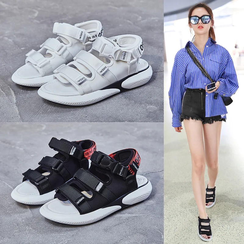 

2019 Spring And Summer New Style WOMEN'S Shoes Sandals Hot Selling Korean-style Sports WOMEN'S Casual Shoes Breathable Open-toed