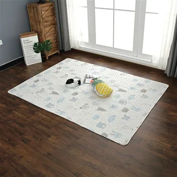 

Cotton Quilted Children's Cartoon Crawling Mat Children's Game Fence Mat Bedroom Tent Carpet Living Room Decorative Cushion Rug
