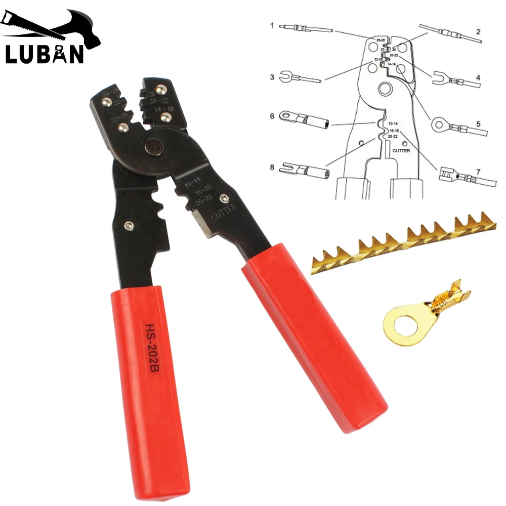 Hs202b Multifunctional Crimping Pliers Japanese Style Crimping Pliers Terminals Crimping Tools