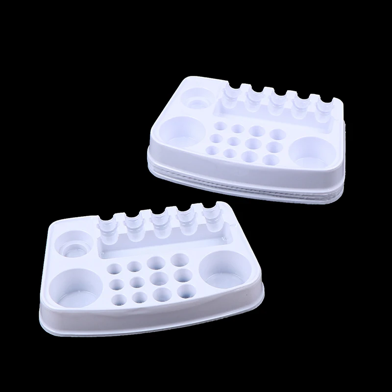 10 шт./кор. одноразовый лоток для чернил татуировок белый пластиковый пигмента