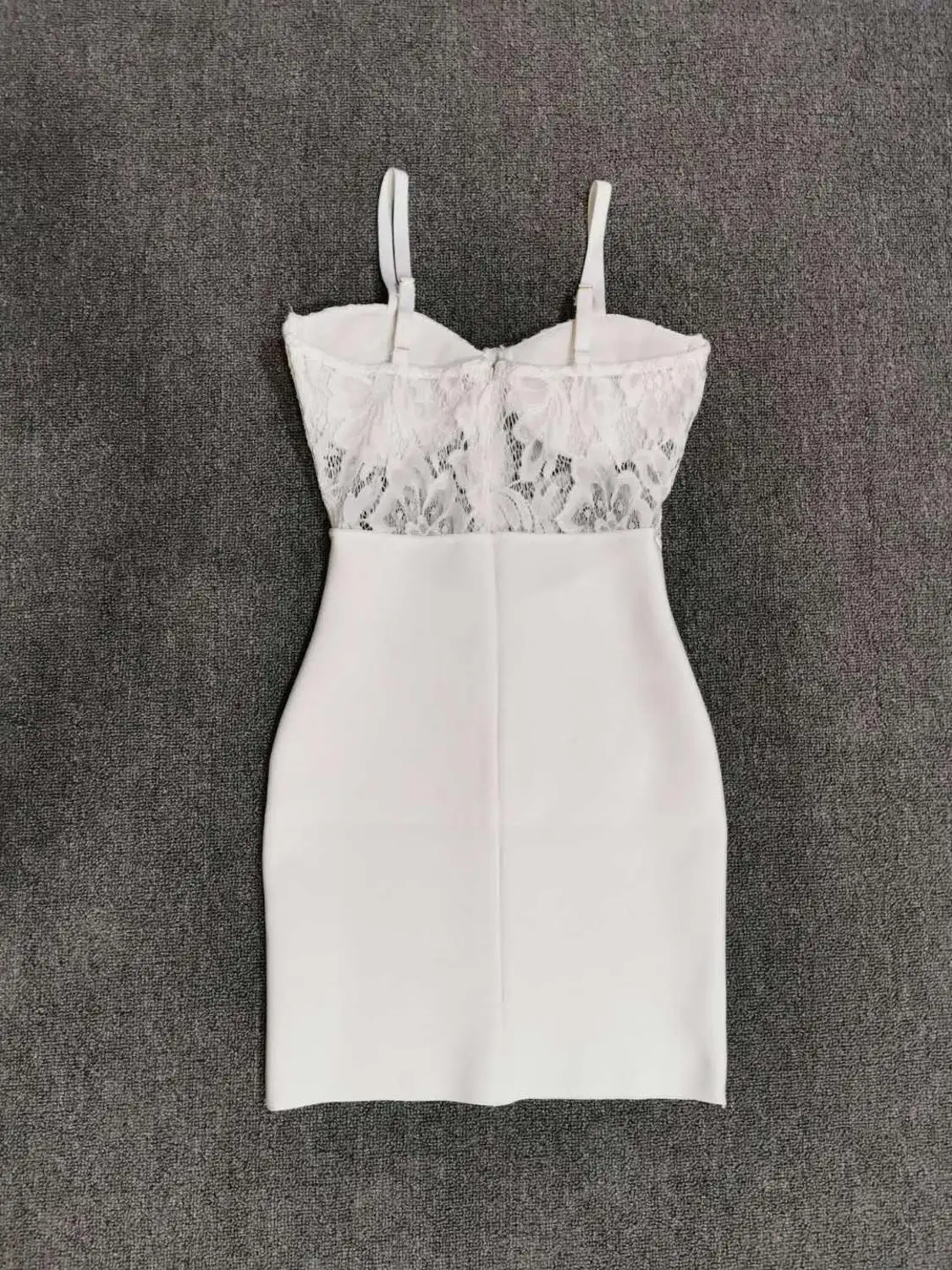 Летнее платье Для женщин сексуальное летнее платье модное Кружевное белое Бандажное платье Элегантное облегающее Мини Вечерние Платье Vestido