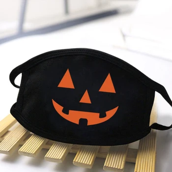 

2020 Unisex Horror Pumpkin Print Mask Skin-friendly Retro Masks Protective Comfortable Masks Harajuku Streetwear Man Women Mask
